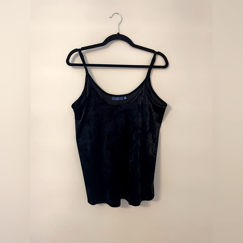 Apt. 9 Black Velvet Tank